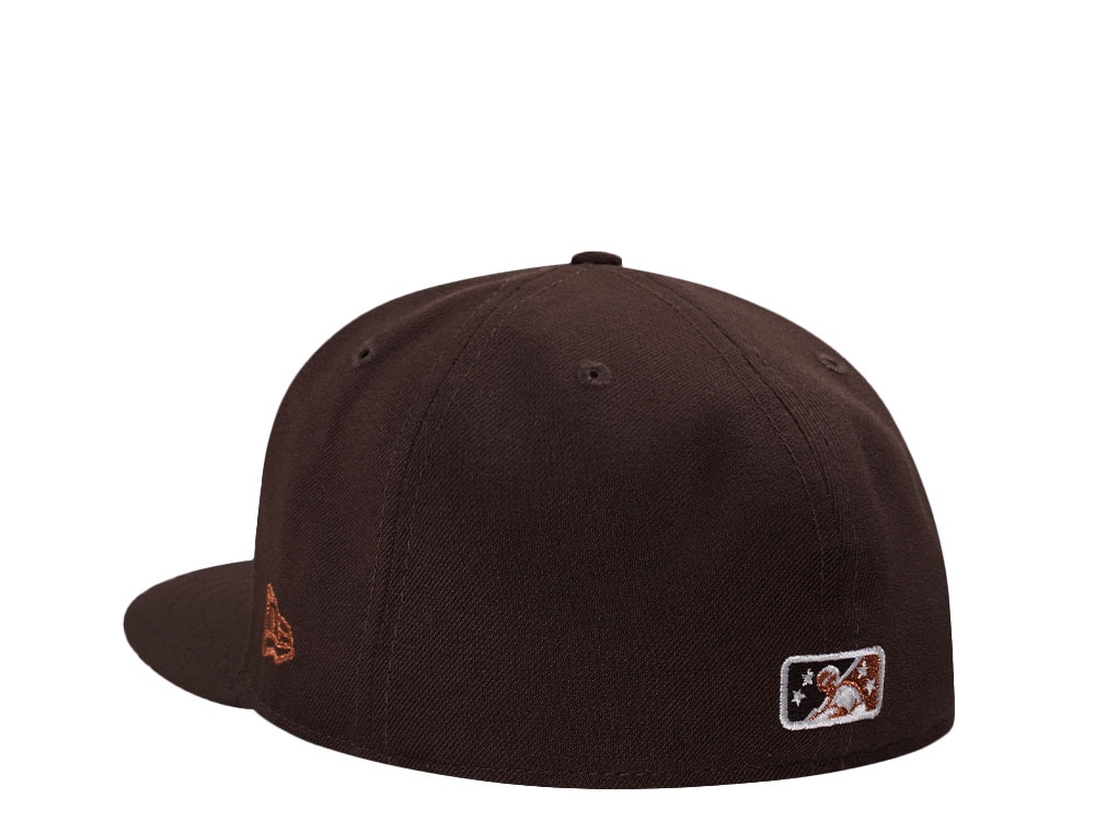 New Era Down East Wood Ducks Brown Prime Edition 59Fifty Fitted Gorra