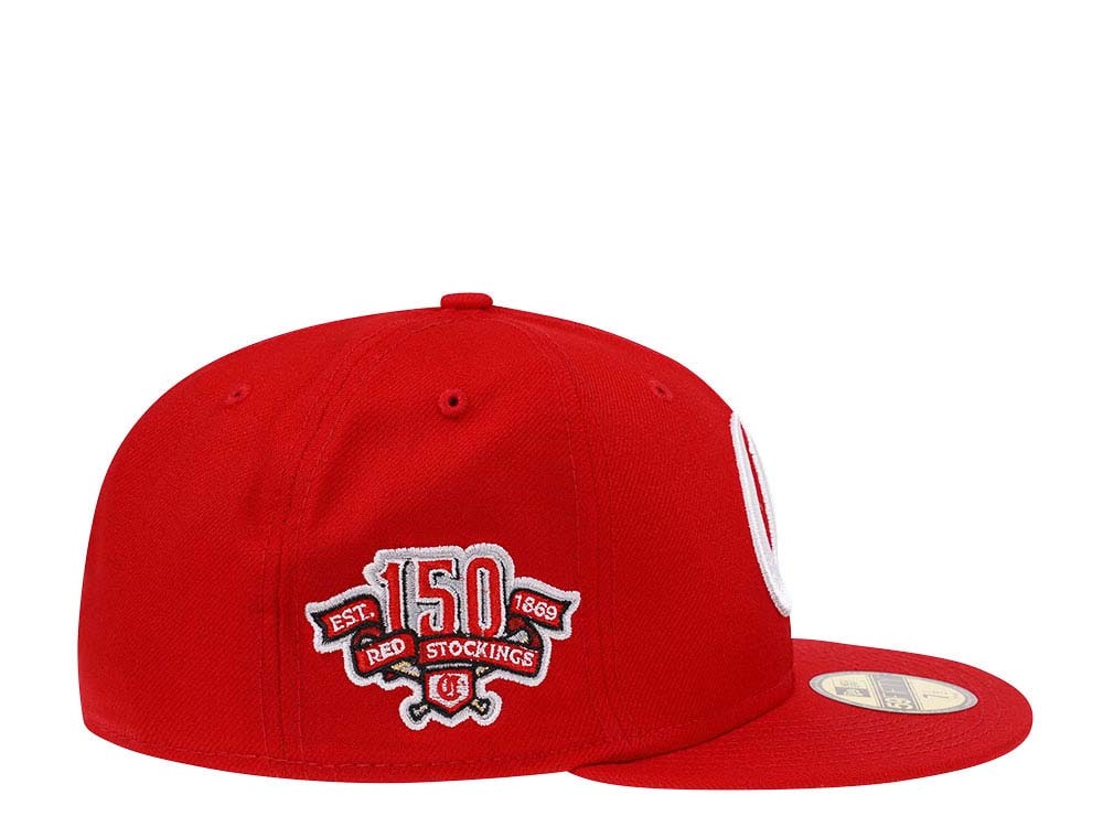 New Era Cincinnati Reds 150th Anniversary Throwback Prime Edition 59Fifty Fitted Gorra