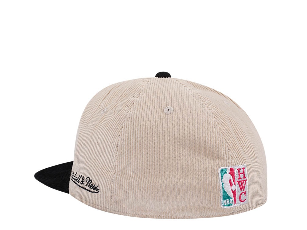 Mitchell & Ness Vancouver Grizzlies Inaugural Season 96 Two Tone Hardwood Classic Cord Edition Dynasty Fitted Gorra