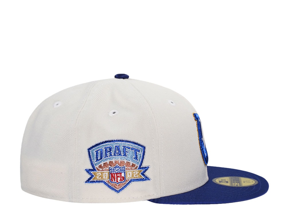 New Era Indianapolis Colts Draft 2002 Legends Two Tone Edition 59Fifty Fitted Gorra