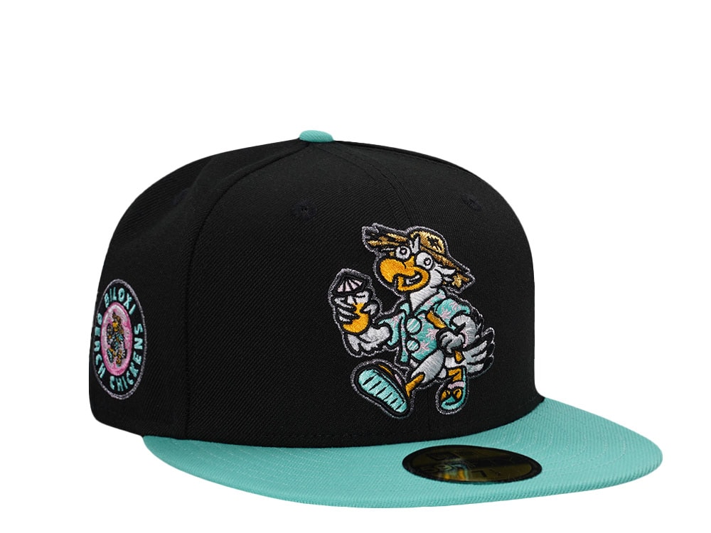 New Era Biloxi Beach Chickens Summer Two Tone Edition 59Fifty Fitted Gorra