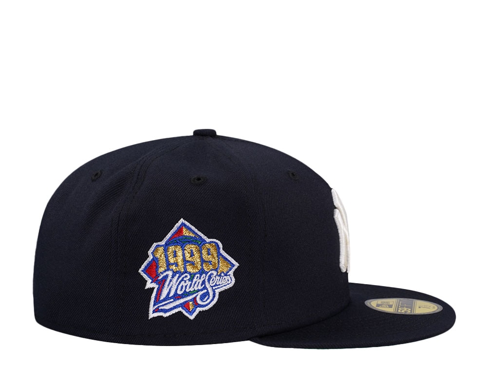 New Era New York Yankees World Series 1999 Navy Throwback Edition 59Fifty Fitted Gorra