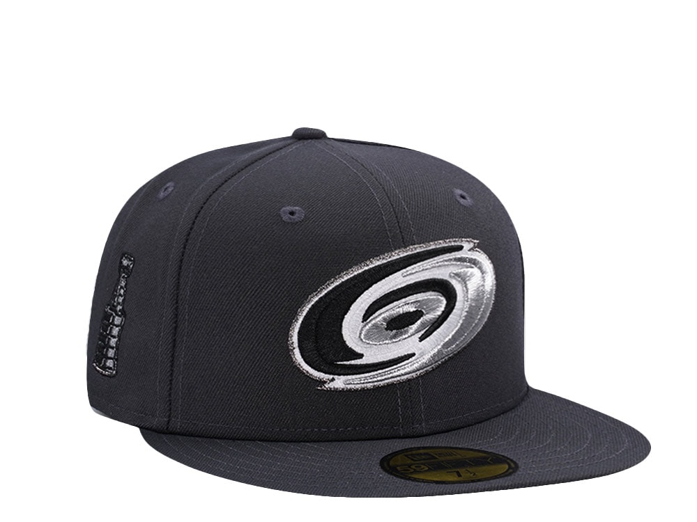 New Era Carolina Hurricanes Stanley Cup Metallic Anthracite Prime Edition 59Fifty Fitted Gorra