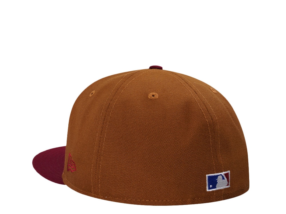 New Era Philadelphia Phillies World Series Champions 2008 Bourbon Prime Two Tone Edition 59Fifty Fitted Gorra