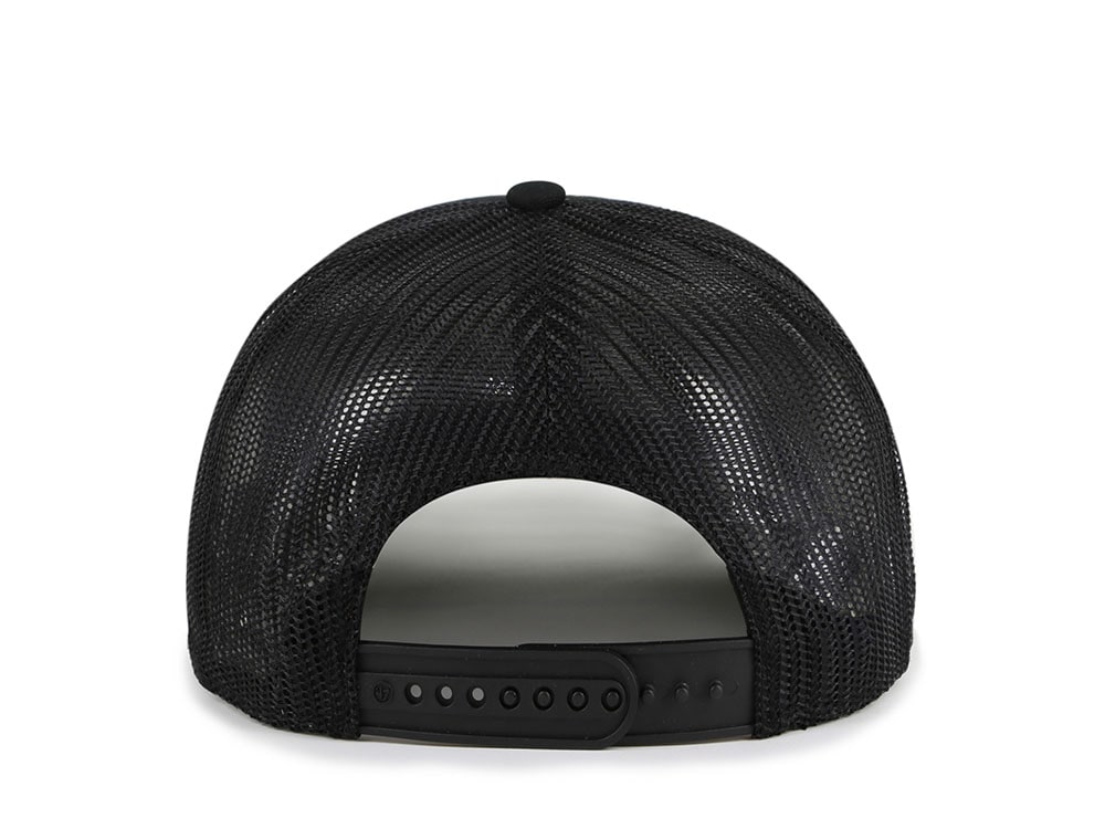 47Brand New York Yankees Black Trucker Hitch Snapback Gorra