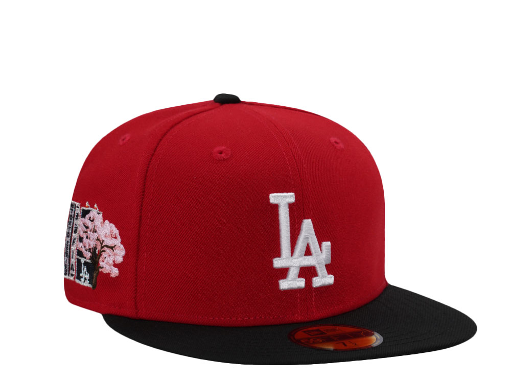 New Era Los Angeles Dodgers Tokyo Series 2025 Scarlett Two Tone Edition 59Fifty Fitted Gorra