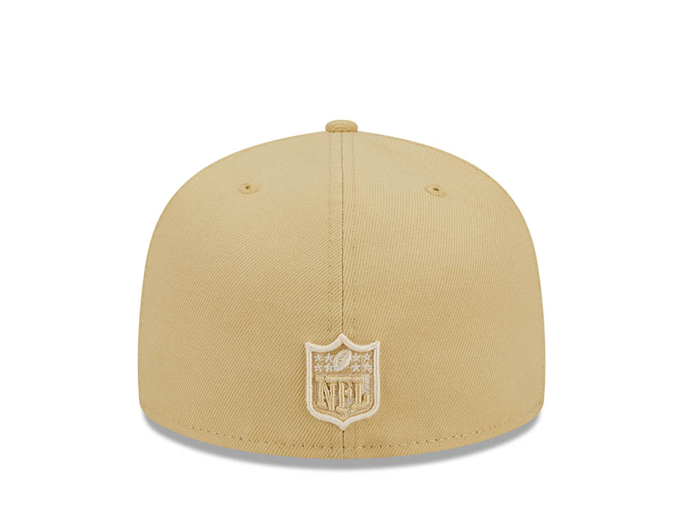 New Era New York Giants Pro Bowl 1986 Raffia Front Vegas Gold Edition 59Fifty Fitted Gorra
