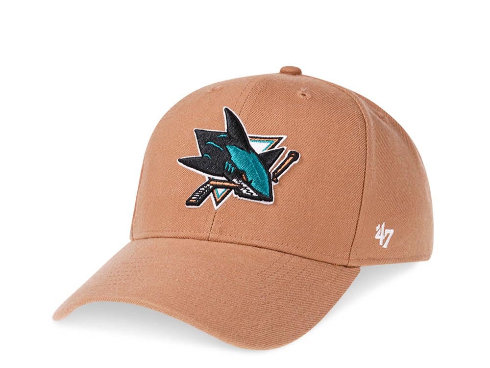47Brand San Jose Sharks Camel Classic Snapback Gorra