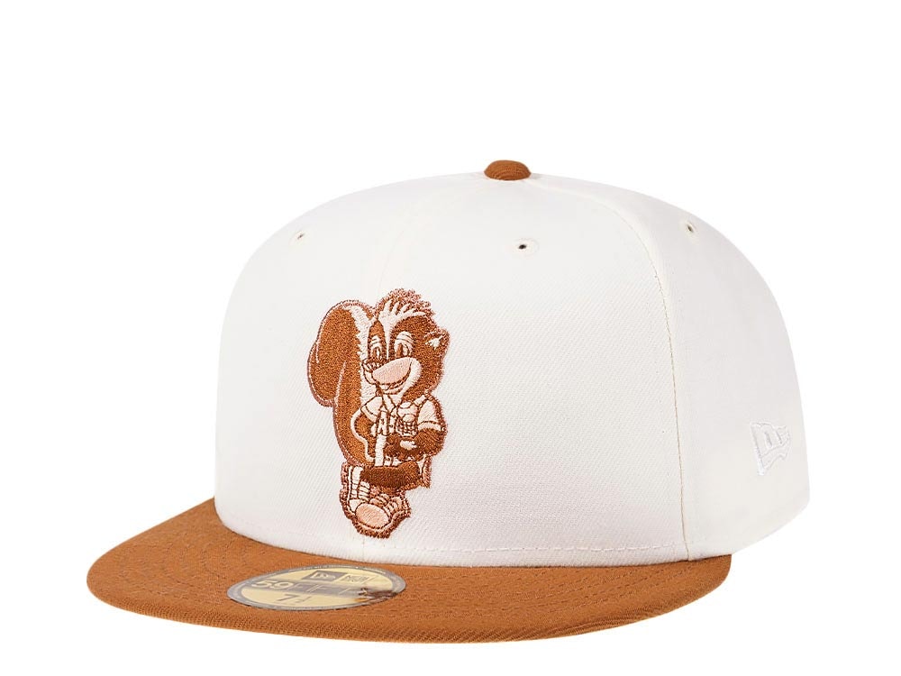 New Era Albany Polecats Cream Bourbon Two Tone Prime Bourbon Two Tone Prime Edition 59Fifty Fitted Gorra
