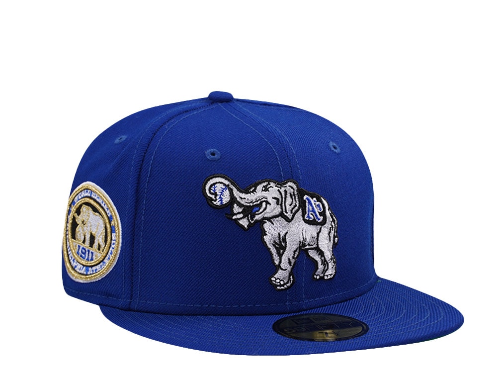 New Era Philadelphia Athletics World Series 2011 Wool Blue Prime Edition 59Fifty Fitted Gorra