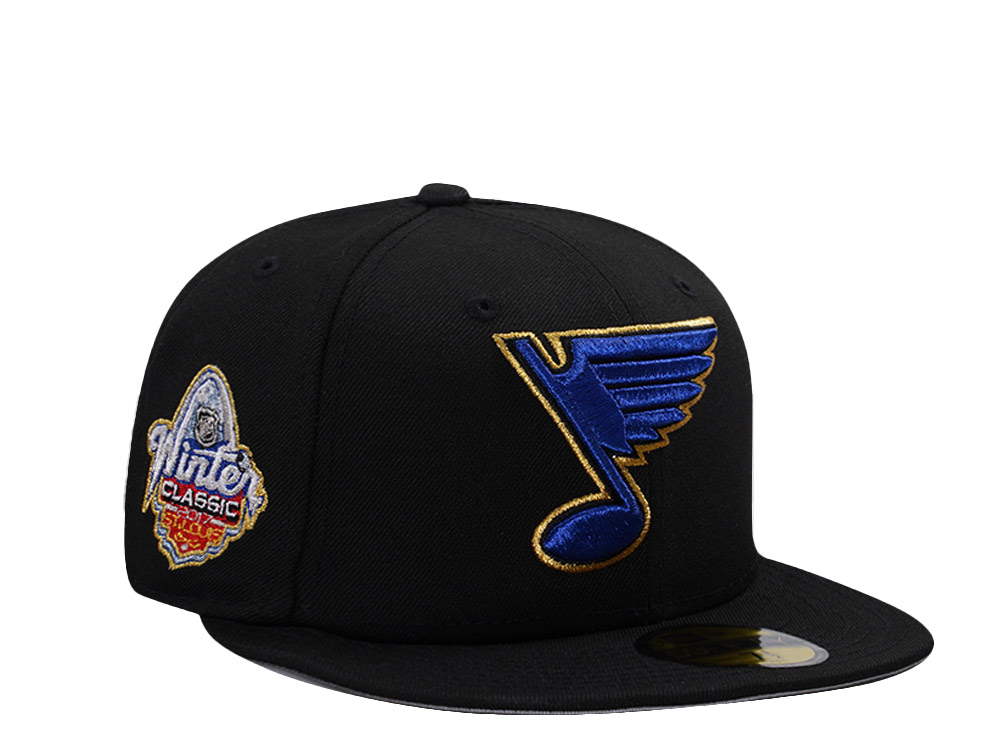 New Era St. Louis Blues Winter Classic 2017 Black Prime Edition 59Fifty Fitted Gorra