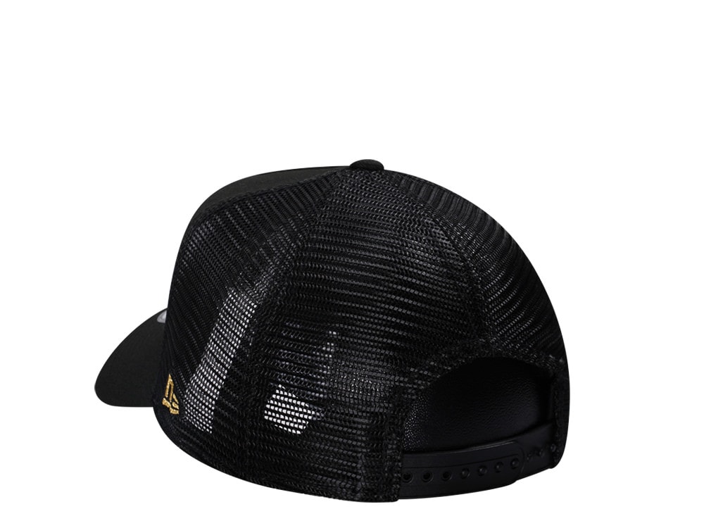New Era New York Yankees Classic Black Trucker A Frame 9Forty Snapback Gorra