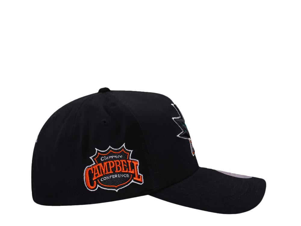 Mitchell & Ness San Jose Sharks Nostalgic 2.0 Pro Crown Snapback Gorra