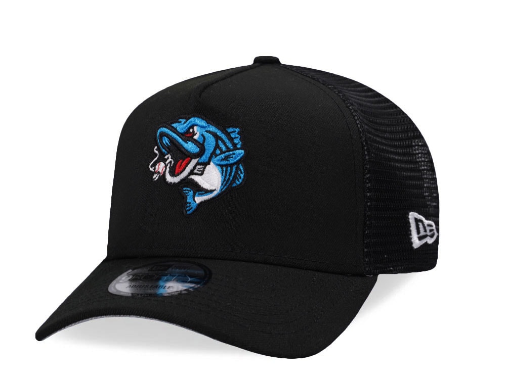 New Era Gwinnett Stripers Classic Black Trucker Edition 9Forty A Frame Snapback Gorra
