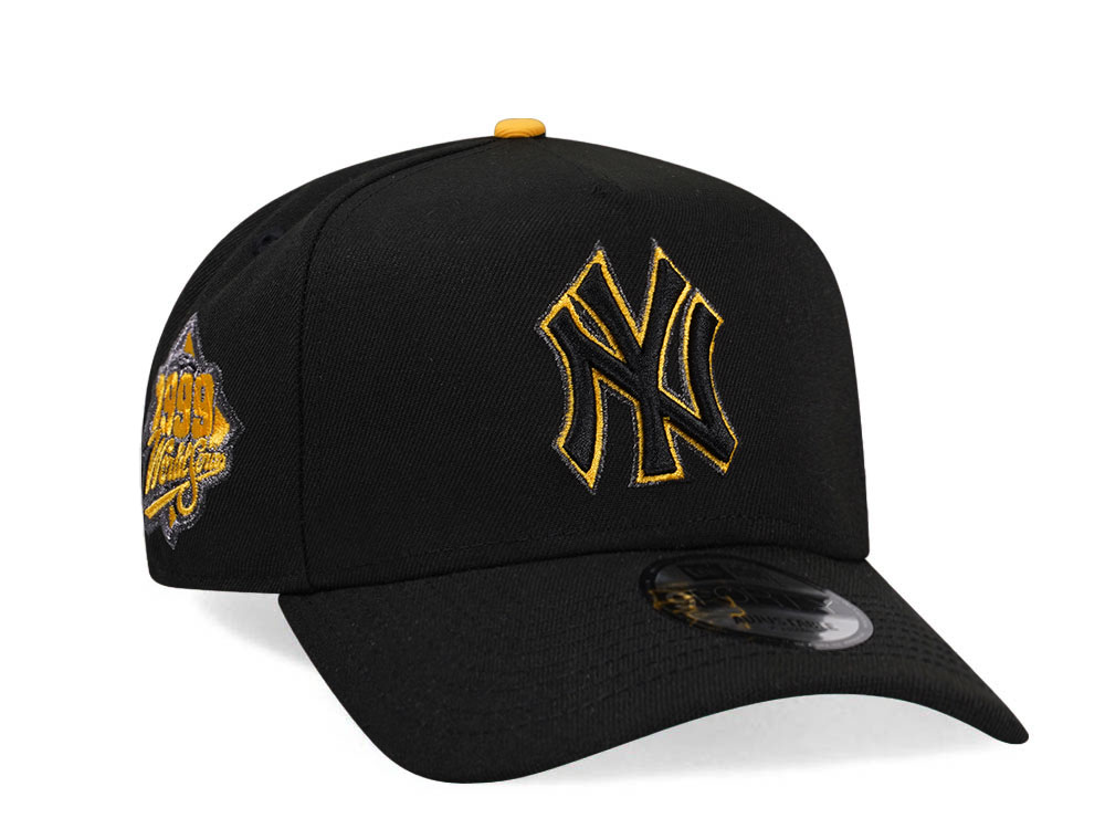New Era New York Yankees World Series 1999 Black Yellow Edition 9Forty A Frame Snapback Gorra