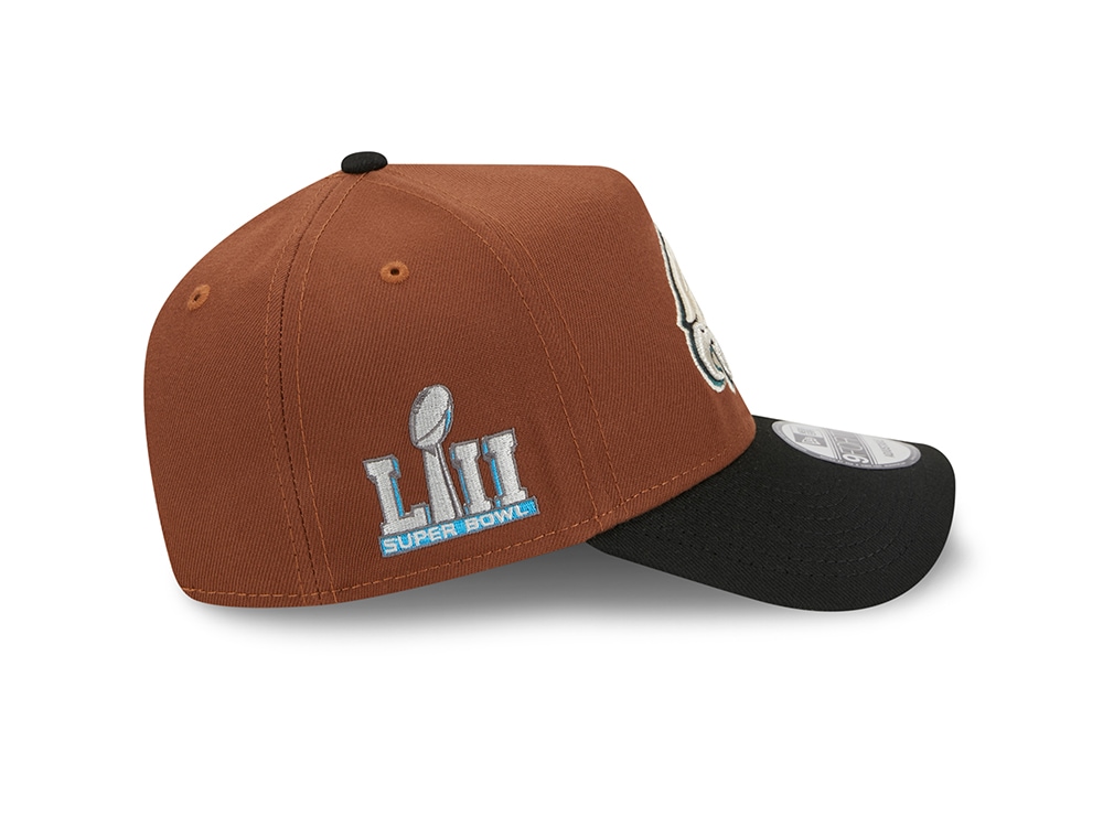 New Era Philadelphia Eagles Super Bowl LII Harvest Two Tone 9Forty A Frame Snapback Gorra