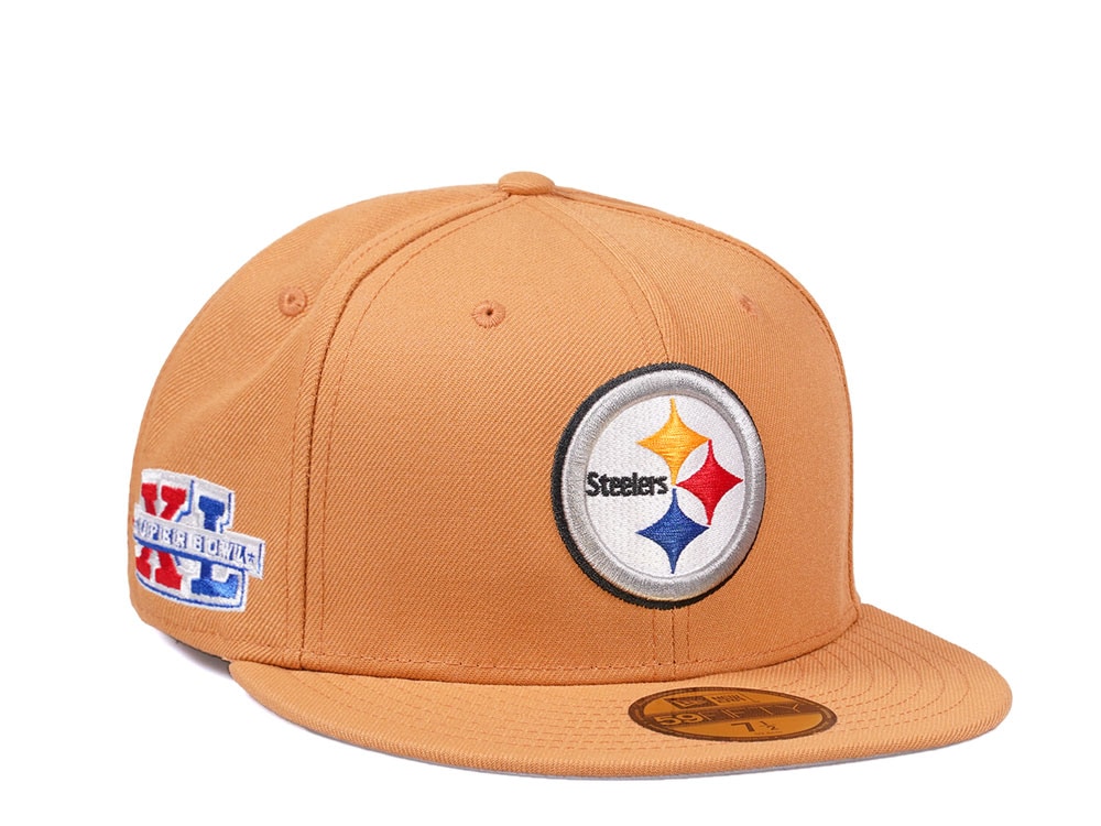 New Era Pittsburgh Steelers Super Bowl XL Golden Memories Collection 59Fifty Fitted Gorra