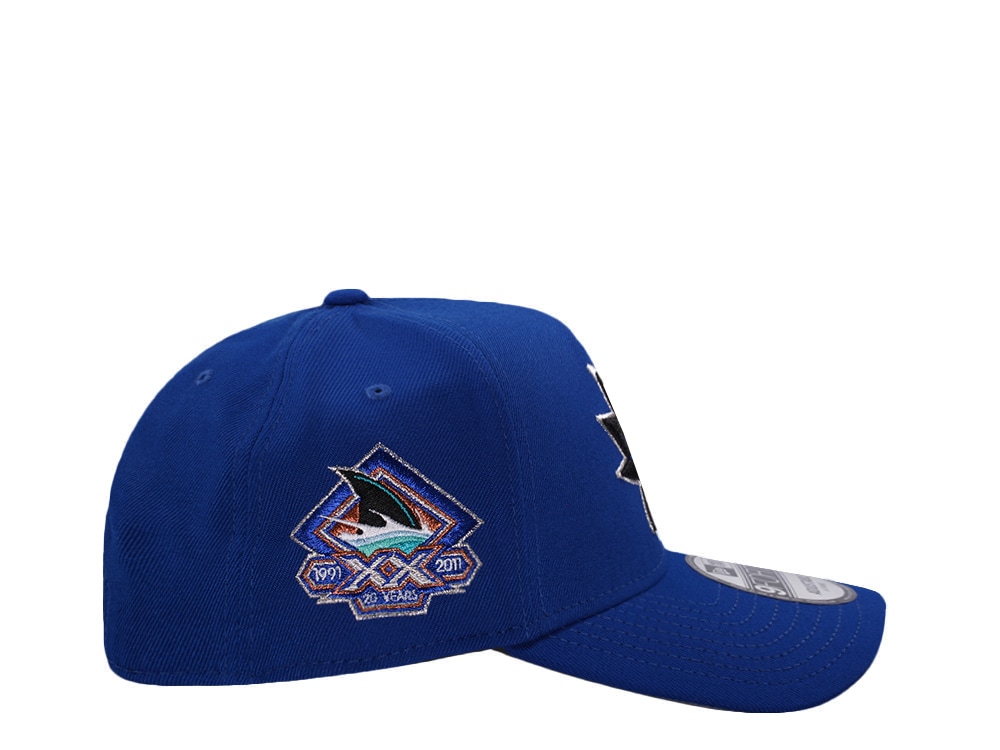 New Era San Jose Sharks 20th Anniversary Blue Prime Edition 9Forty A Frame Snapback Gorra
