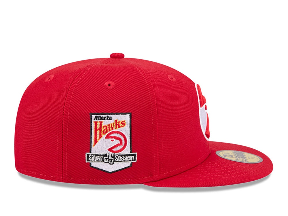 New Era Atlanta Hawks HWC 25th Anniversary Red 59Fifty Fitted Gorra
