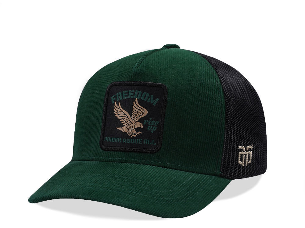 Parallel Union Freedom Eagle Dark Green Edition Trucker Snapback Gorra