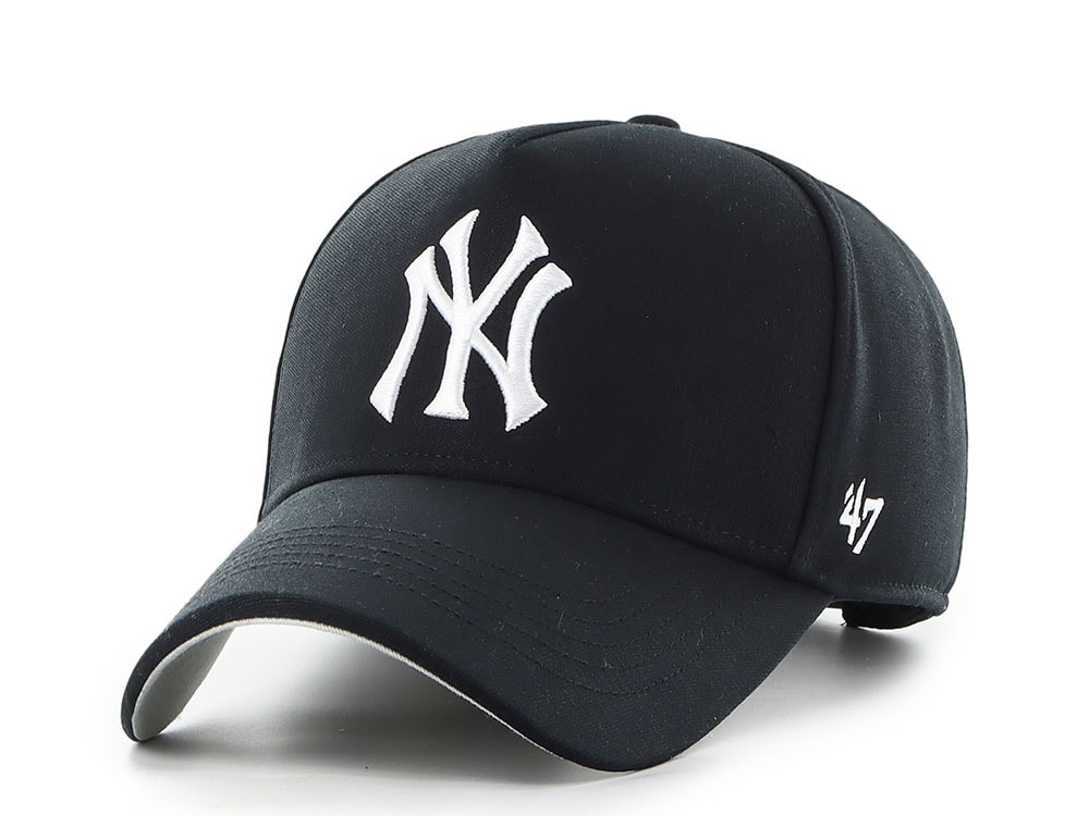 47Brand New York Yankees Black Polar Freeze Edition Offside Snapback Gorra