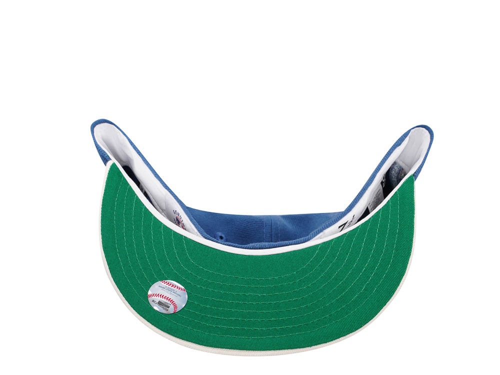 New Era Baltimore Orioles 30th Anniversary Glacier Blue Metallic Two Tone Edition 59Fifty Fitted Gorra