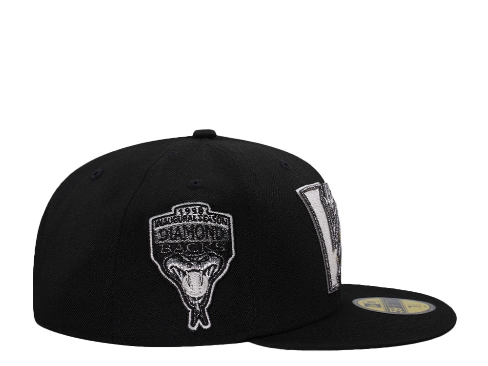 New Era Arizona Diamondbacks Inaugural Season 1998 Black Prime Edition 59Fifty Fitted Gorra