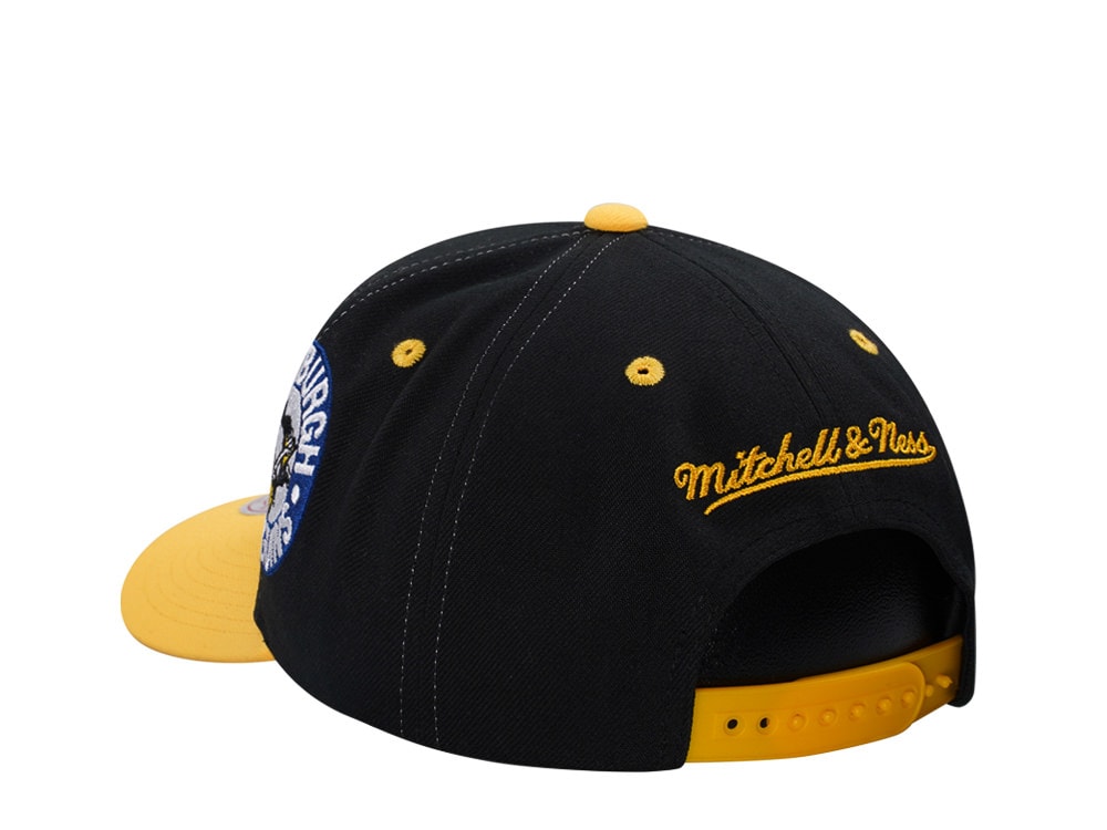 Mitchell & Ness Pittsburgh Penguins Vintage Logo Pro Crown Fit Snapback Gorra
