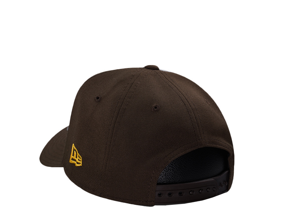 New Era San Diego Padres World Series 1998 Walnut Prime Edition 9Forty A Frame Snapback Gorra