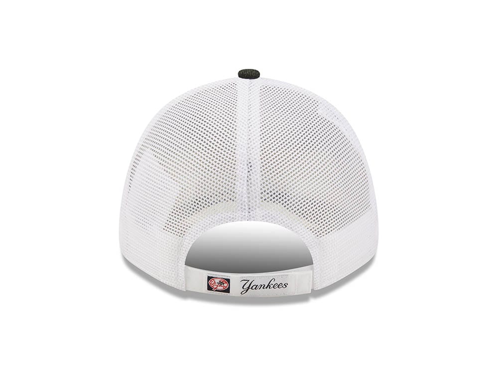 New Era New York Yankees Black Home Field Edition 9forty Trucker Strapback Gorra