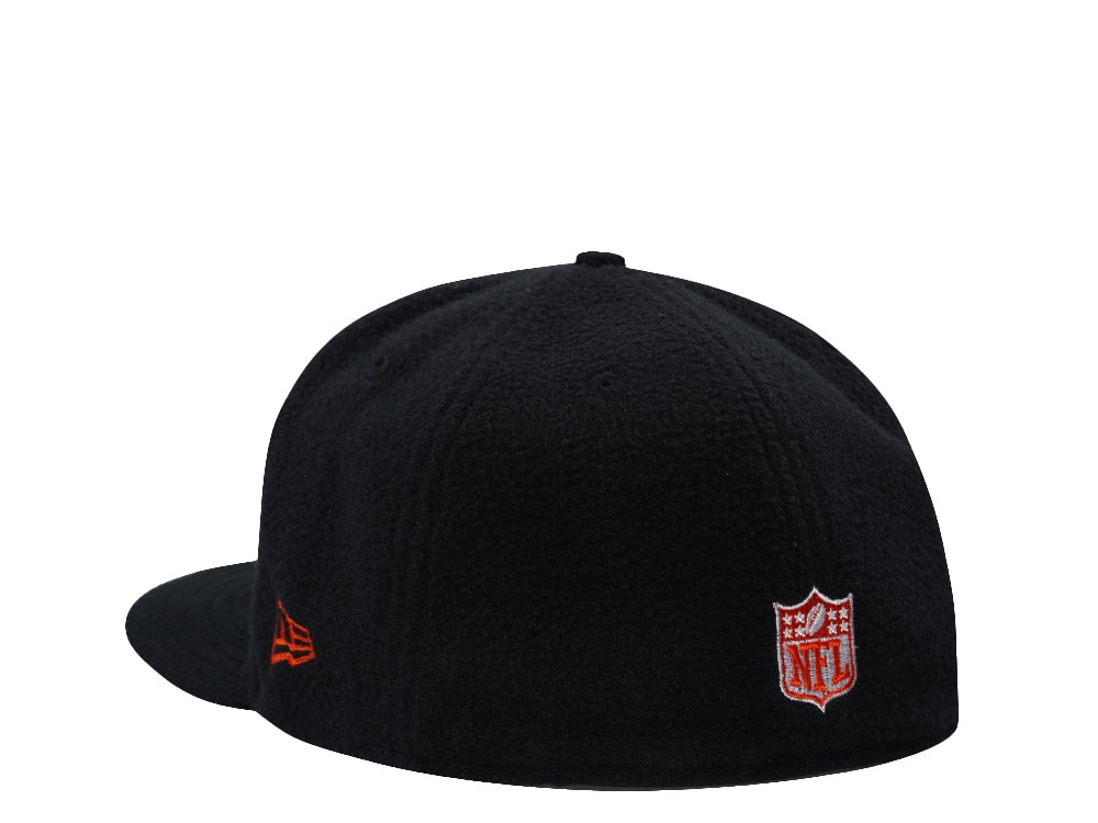 New Era Chicago Bears Team Helmet Black Prime Fleece Edition 59Fifty Fitted Gorra