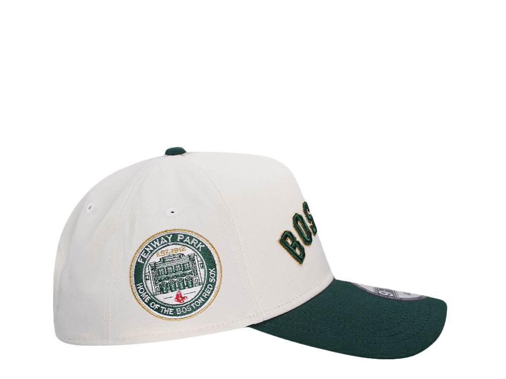 New Era Boston Red Sox Fenway Park Metallic Outline Edition White 9Forty A Frame Snapback Gorra