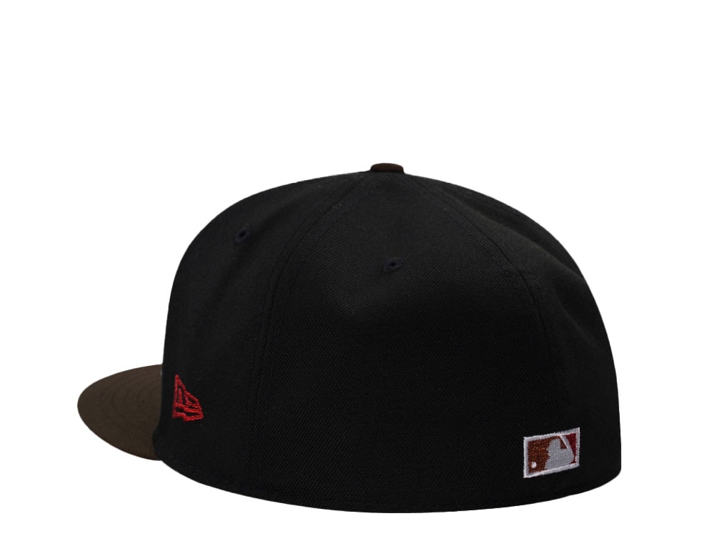 New Era Atlanta Braves World Series 1995 Black Two Tone Edition 59Fifty Fitted Gorra