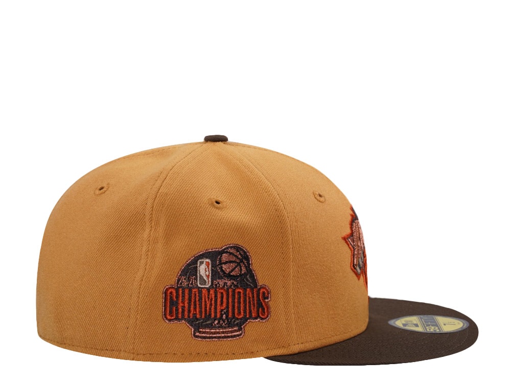 New Era New York Knicks NBA Champions 2026 Panama Two Tone Edition 59Fifty Fitted Gorra