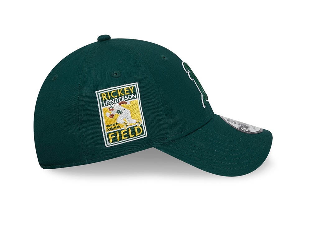New Era Oakland Athletics Traditions Dark Green 9Forty Strapback Gorra