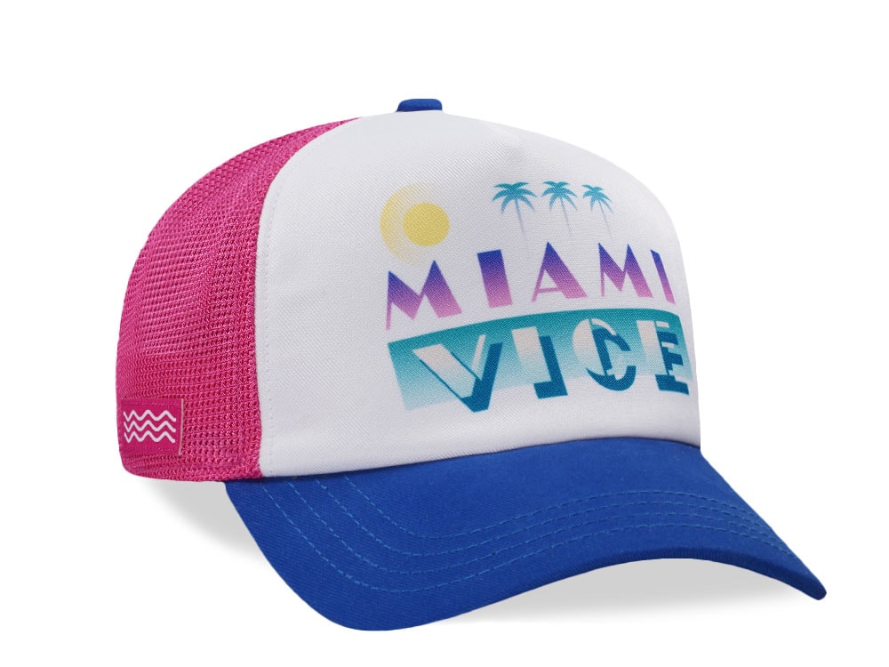 Capslab Miami Vice White Trucker Snapback Gorra