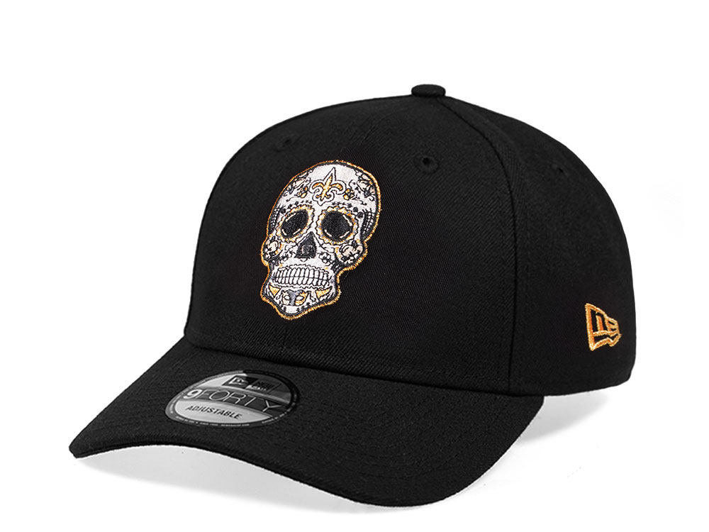 New Era New Orleans Saints Skull Edition 9Forty Snapback Gorra