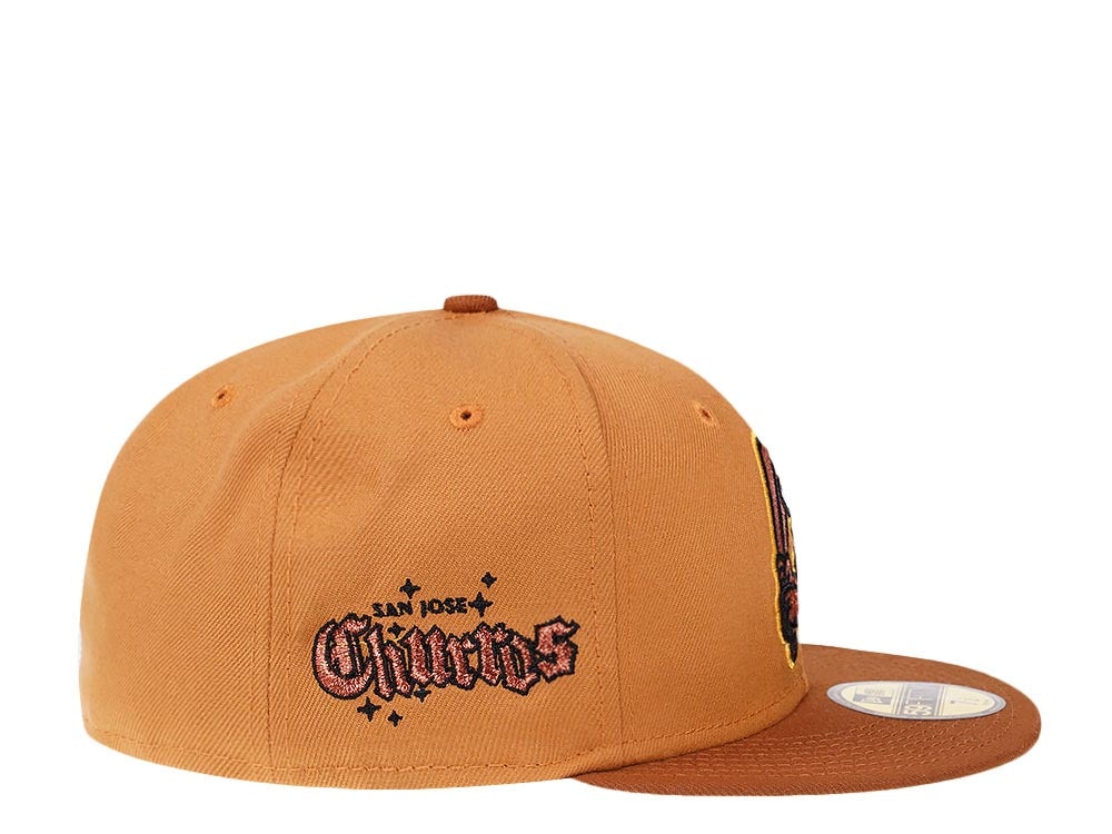 New Era San Jose Giants Copper Churors Edition 59Fifty Fitted Gorra