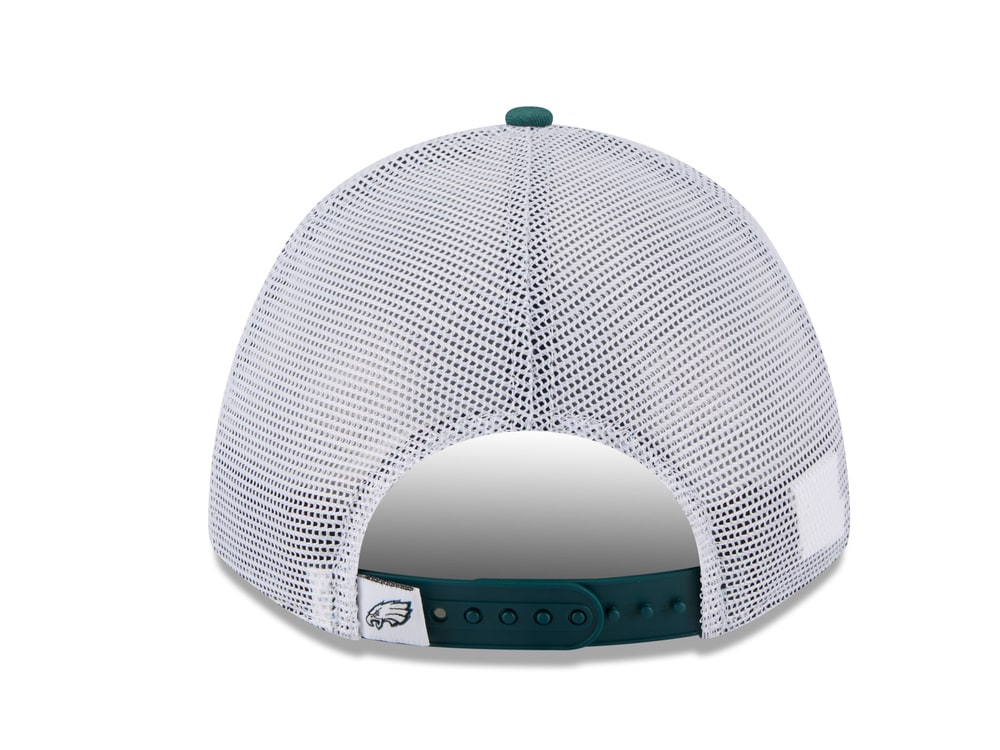 New Era Philadelphia Eagles Official Team Color Edition 9Forty M Crown A Frame Trucker Snapback Gorra