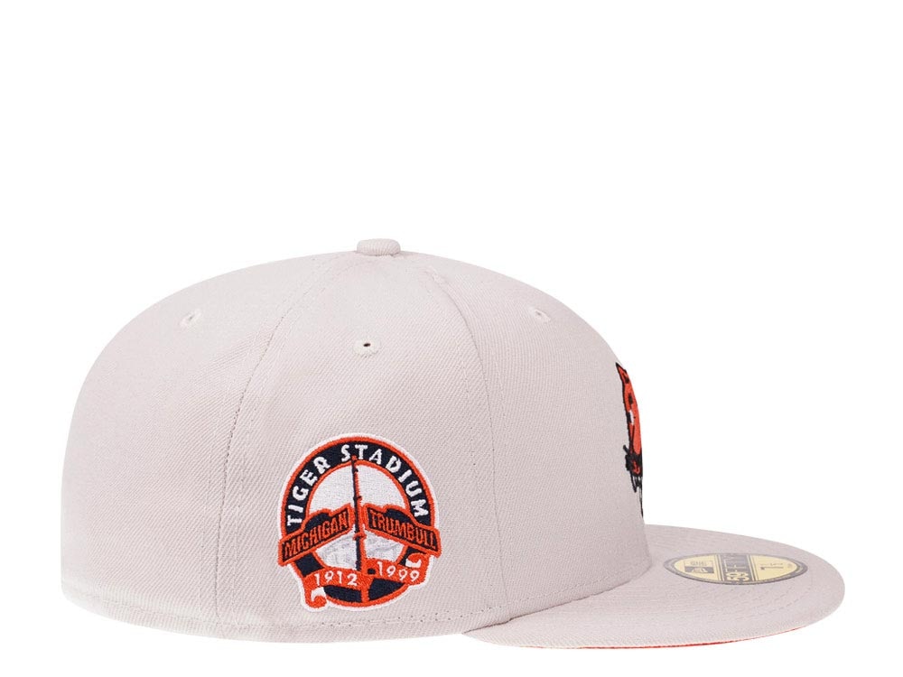 New Era Detroit Tigers Stadium Patch Cream Prime Edition 59Fifty Fitted Gorra