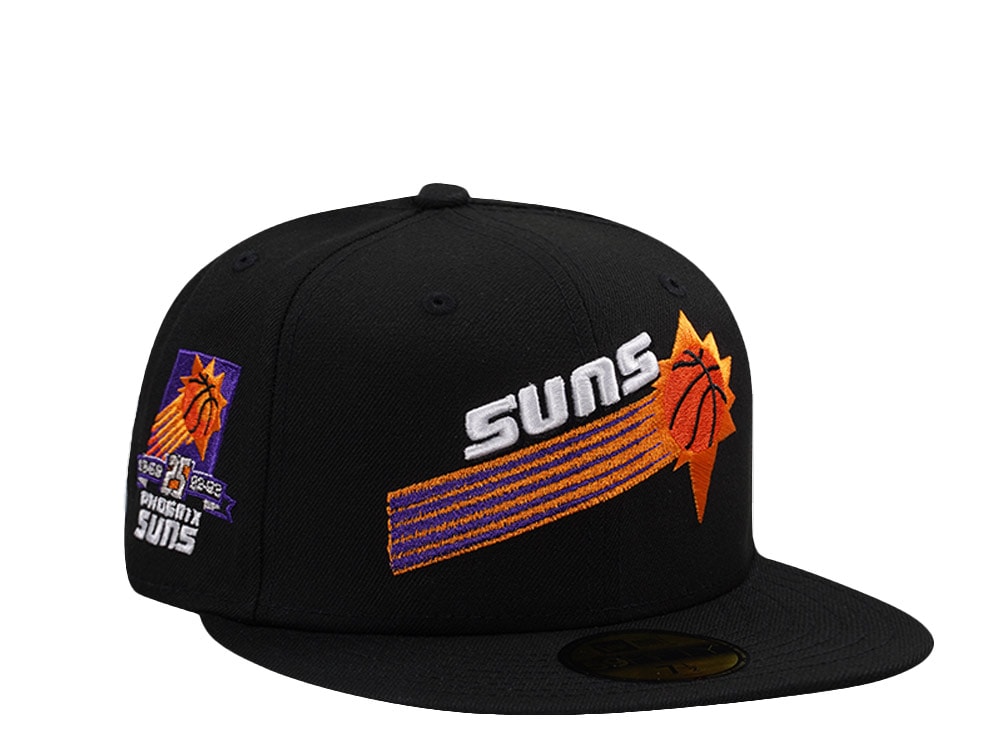 New Era Phoenix Suns 25th Anniversary Black Prime Edition 59Fifty Fitted Gorra