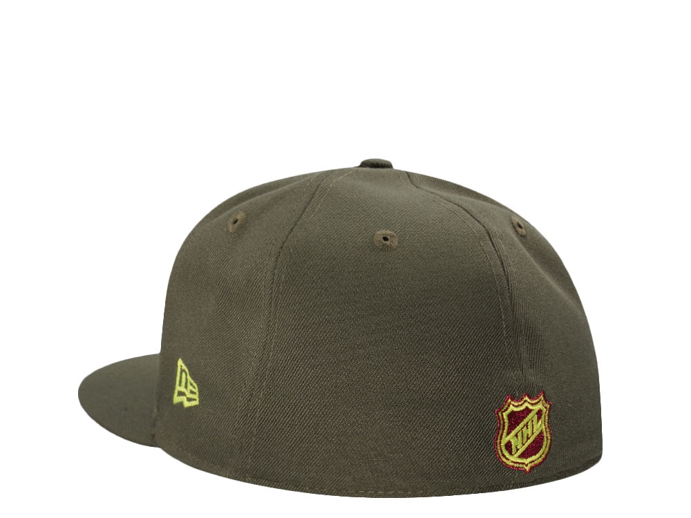 New Era Minnesota Wild 10th Anniversary Olive Prime Edition 59Fifty Fitted Gorra