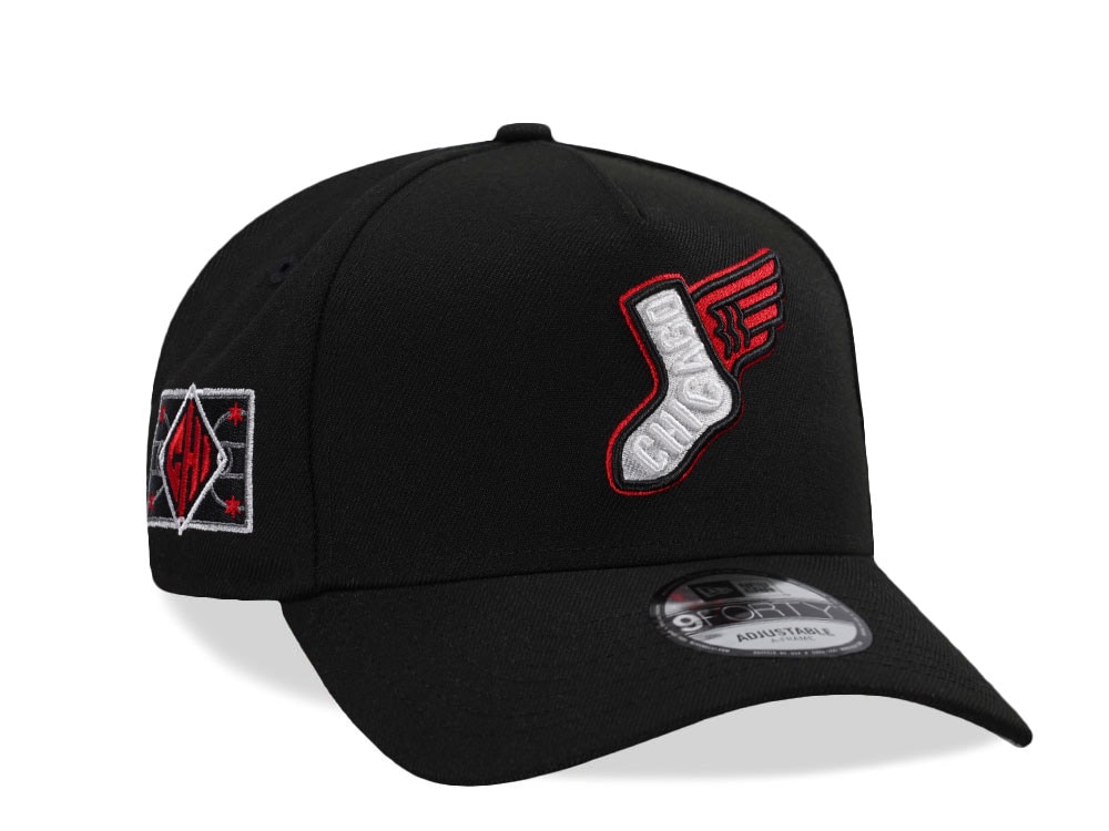 New Era Chicago White Sox Classic Black Prime Edition 9Forty A Frame Snapback Gorra