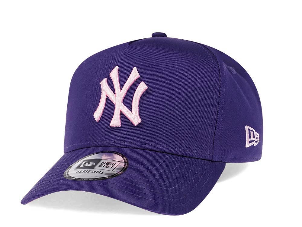 New Era New York Yankees Purple Pink Edition 9Forty A Frame Snapback Gorra