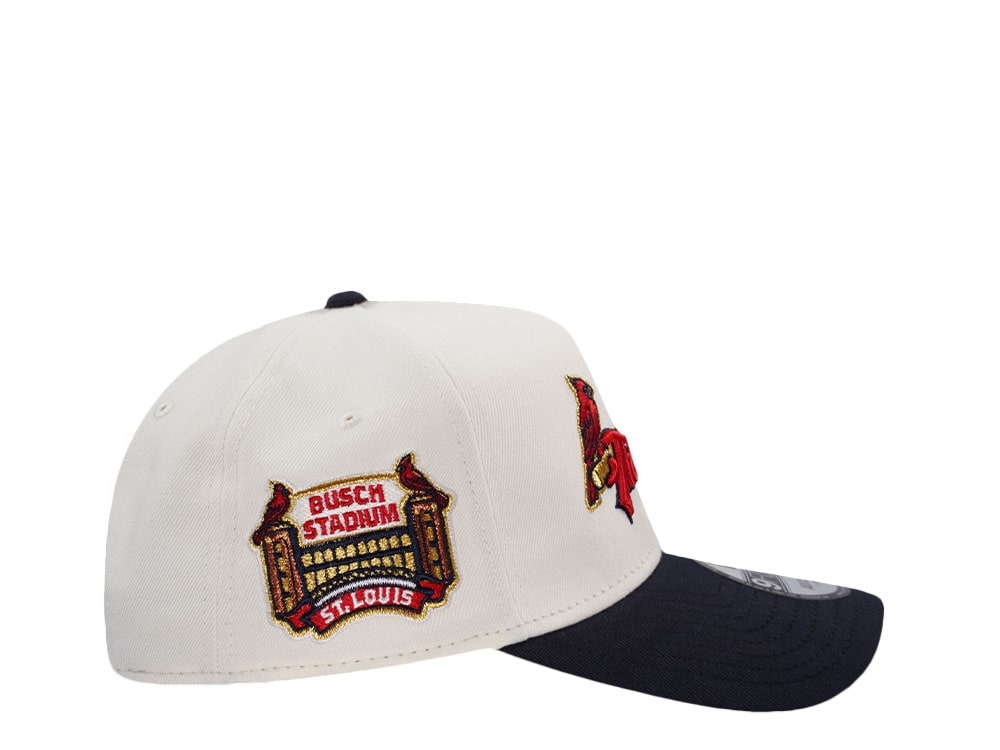 New Era St. Louis Cardinals Busch Stadium Chrome Two Tone Edition 9Forty A Frame Snapback Gorra