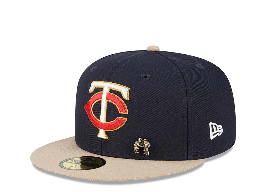 New Era Minnesota Twins Varsity Pin Two Tone Edition 59Fifty Fitted Gorra