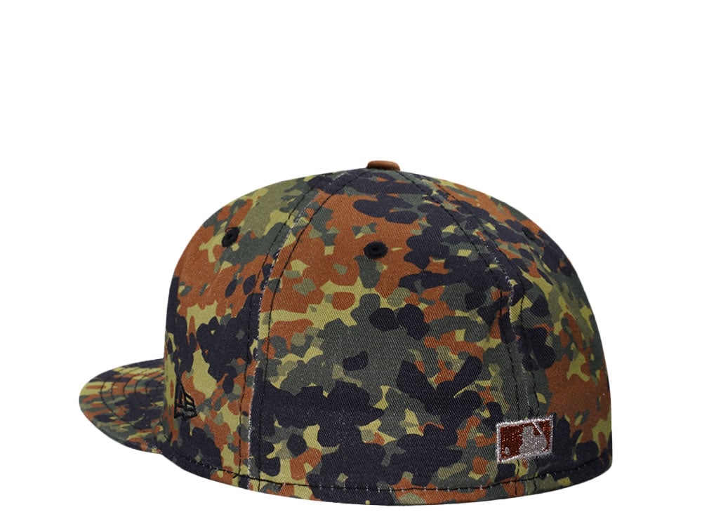 New Era Oakland Athletics 40 Years Flecktarn Copper Edition 59Fifty Fitted Gorra