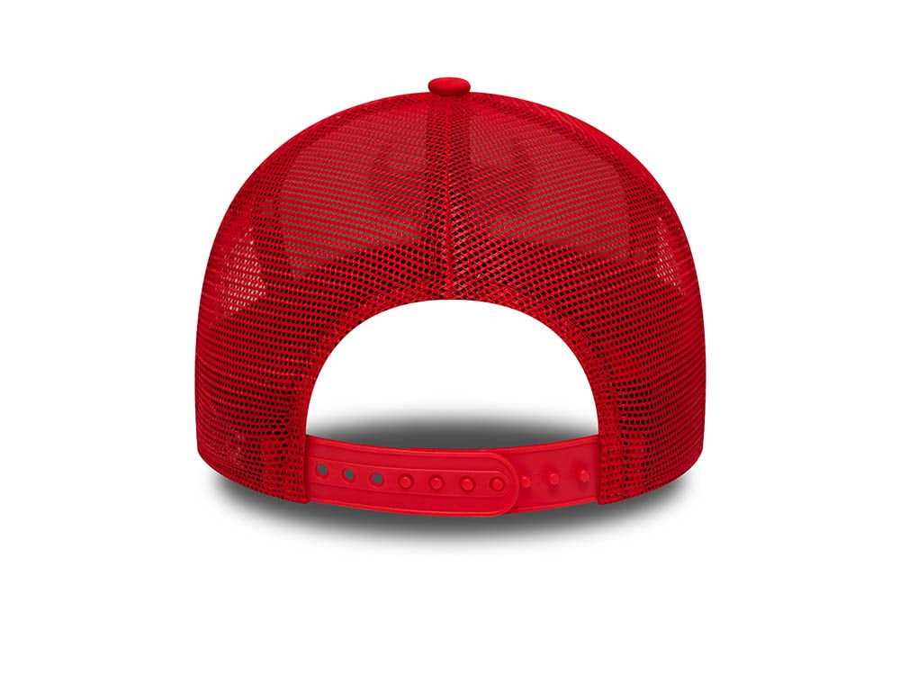 New Era Chicago Bulls Team Colour Block Red 9Forty A Frame Trucker Snapback Gorra