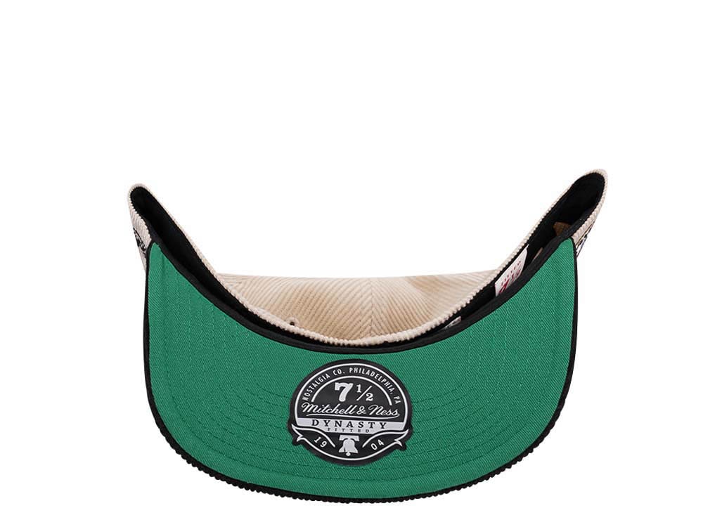 Mitchell & Ness Boston Celtics Finals 2008 Two Tone Hardwood Classic Cord Edition Dynasty Fitted Gorra