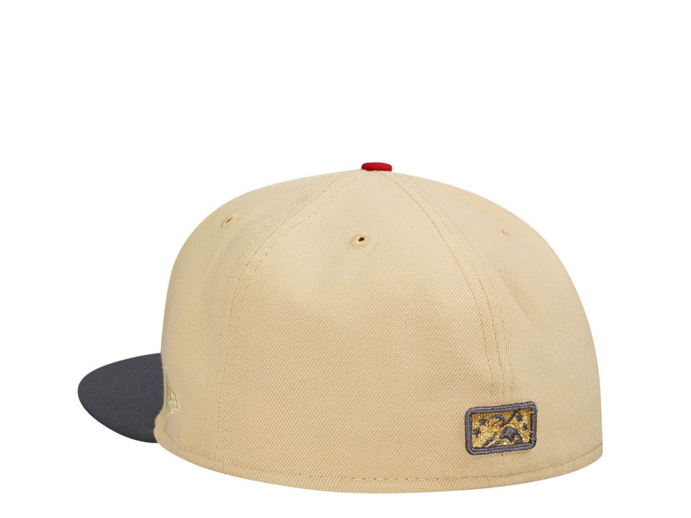 New Era Charleston Alley Cats Vegas Gold Prime Two Tone Edition 59Fifty Fitted Gorra